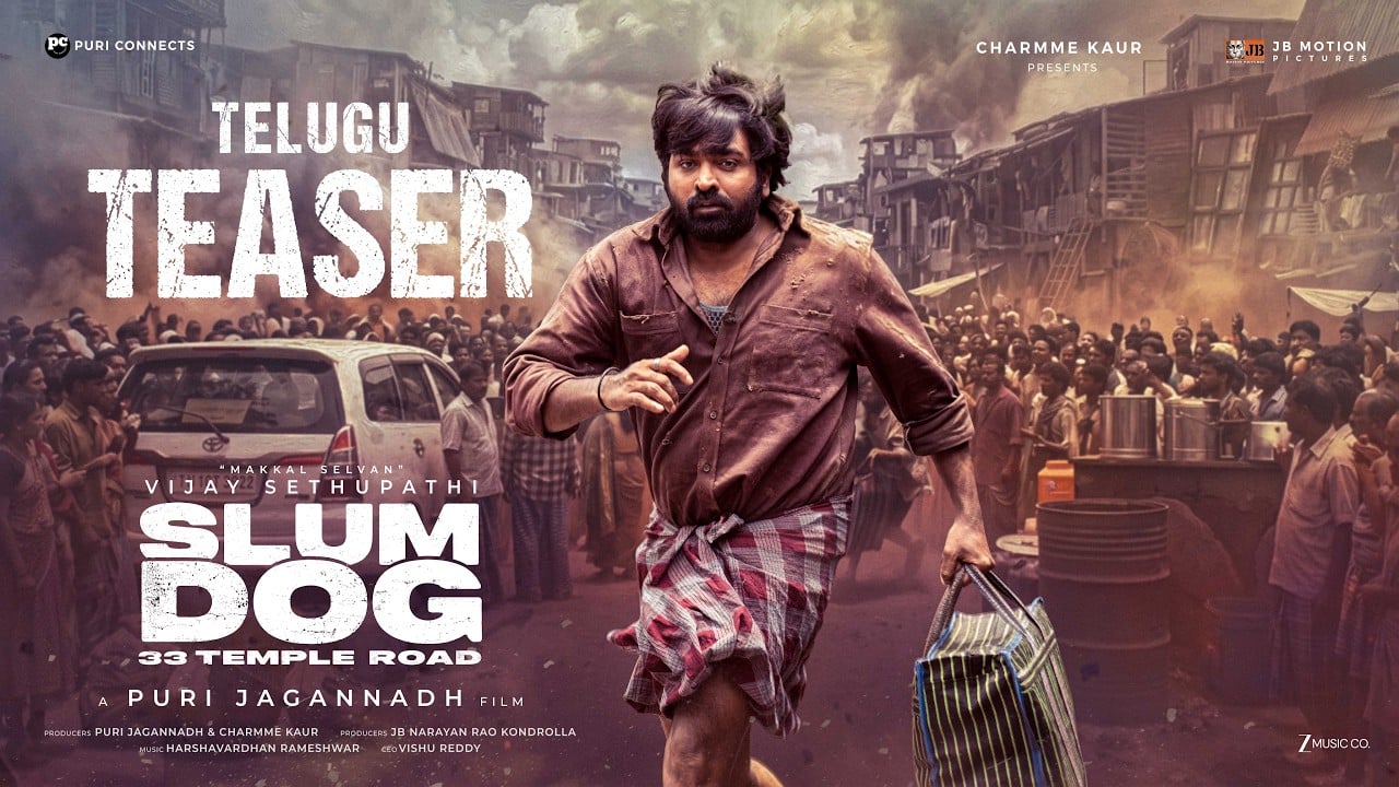 SlumDog - 33 Temple Road Teaser (Telugu) | Puri Jagannadh | Vijay Sethupathi | Tabu | Samyuktha