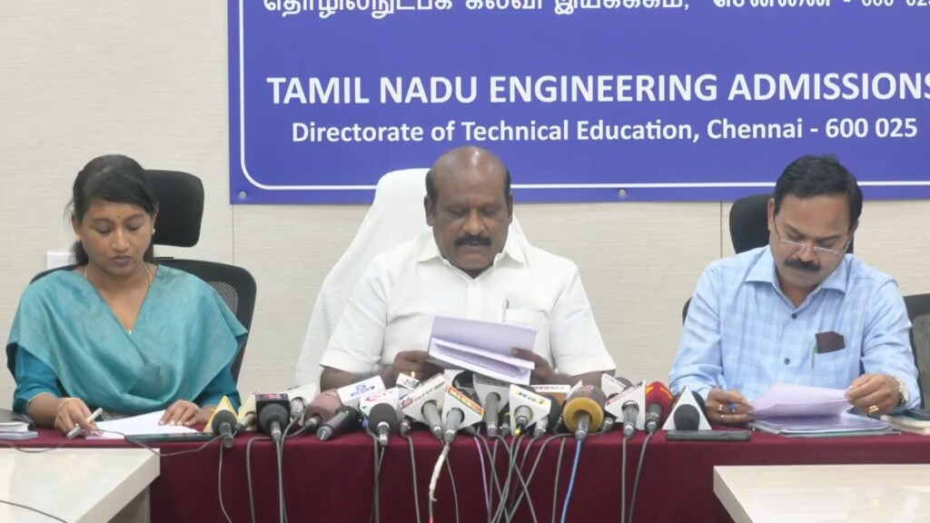 Minister Govi Chezhiaan announced Engineering counselling