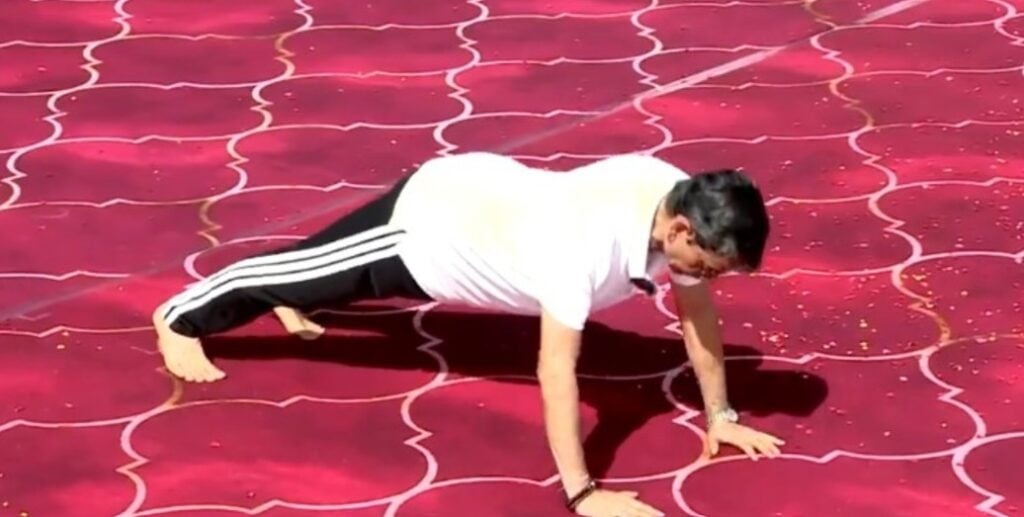 governor ravi done 51 pushups