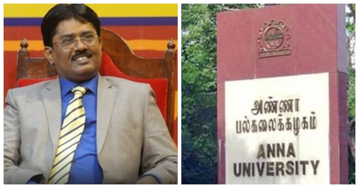 Anna Univ Ex VC Velraj