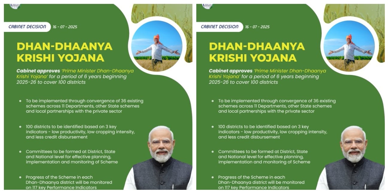 Dhan Dhaanya Krishi Yojana