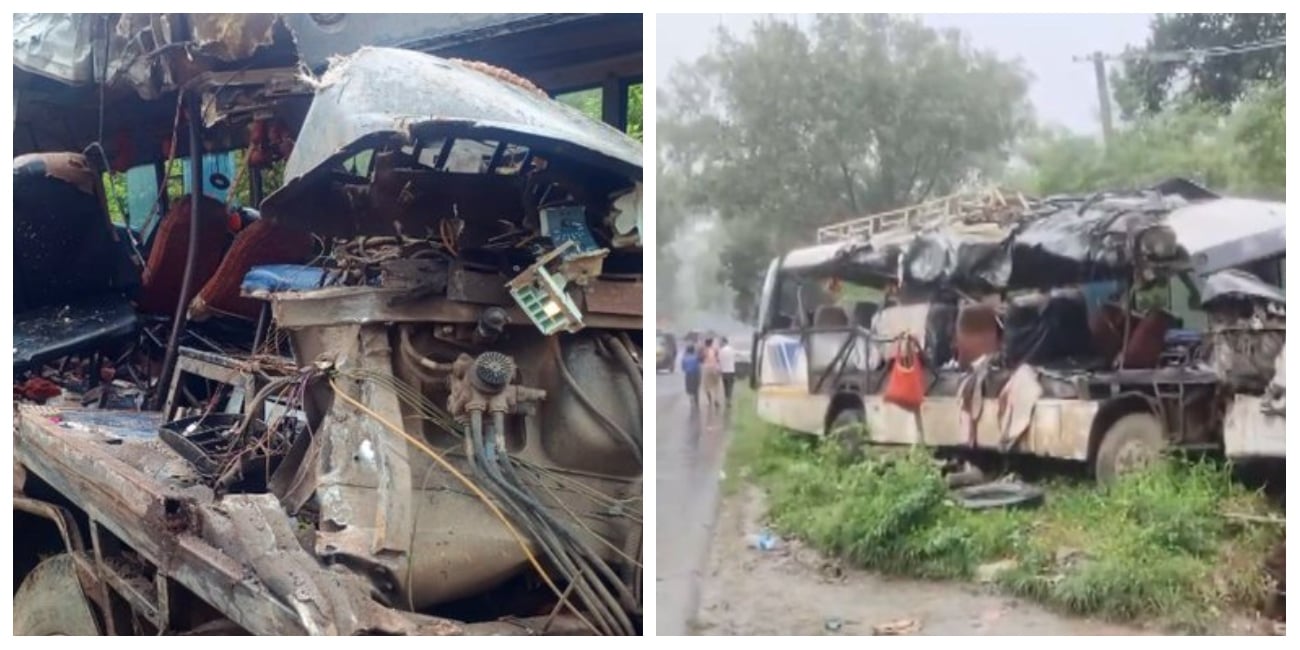 Jharkhand Bus-Truck Collision