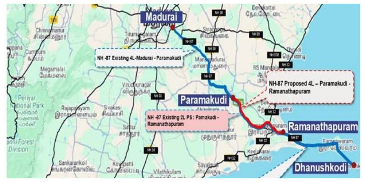 Paramakudi Ramanathapuram NH