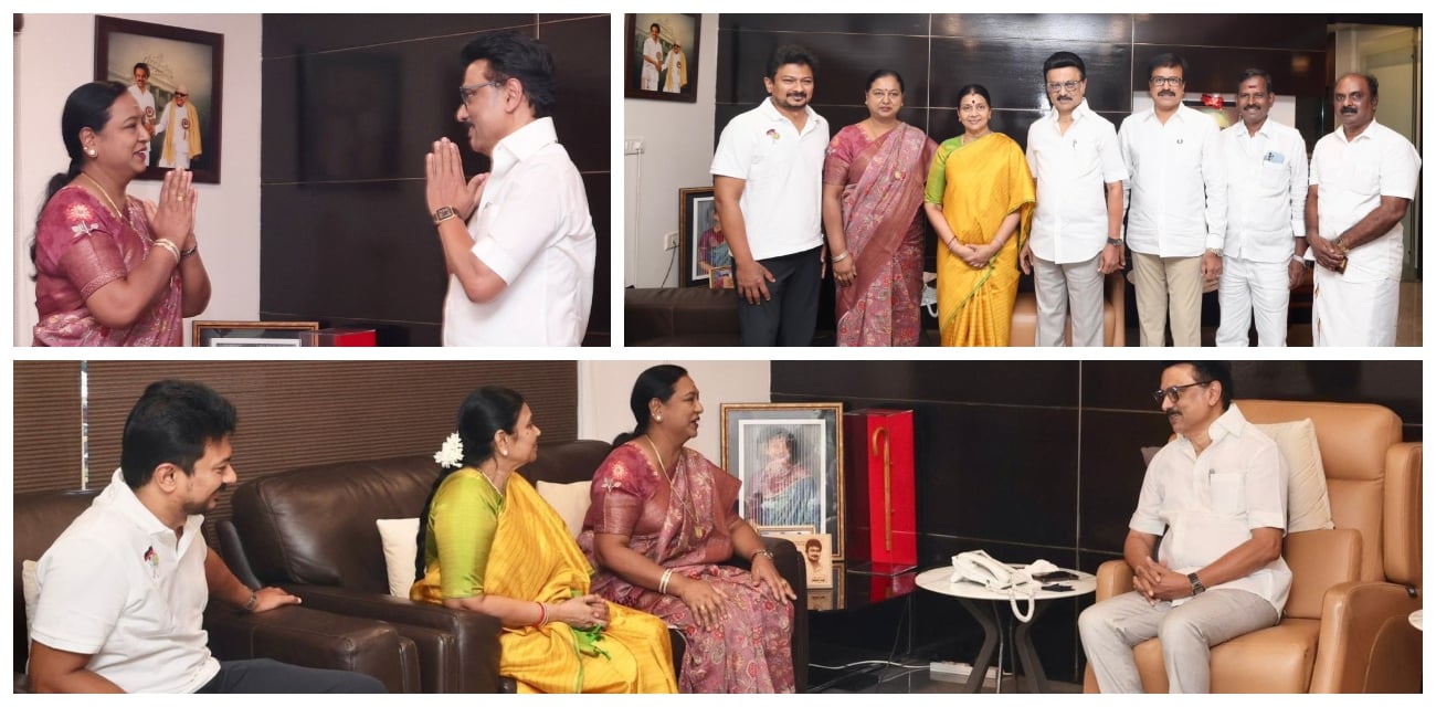Premalatha Vijayakanth MK Stalin