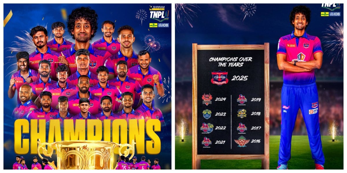 𝗧𝗶𝗿𝘂𝗽𝗽𝘂𝗿 𝗧𝗮𝗺𝗶𝘇𝗵𝗮𝗻𝘀 - 𝗧𝗡𝗣𝗟 𝟮𝟬𝟮𝟱 𝗖𝗛𝗔𝗠𝗣𝗜𝗢𝗡𝗦