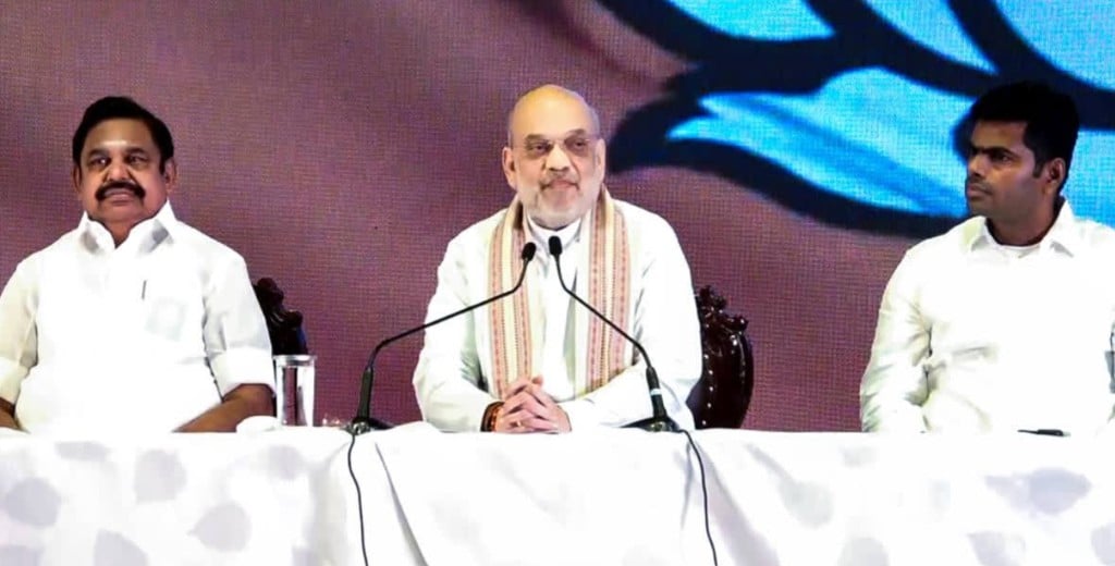 . Edappadi response to Amit Shah speech