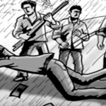 A school student was attacked by goons