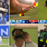 ball hitting rishab pant hardly... india in tough