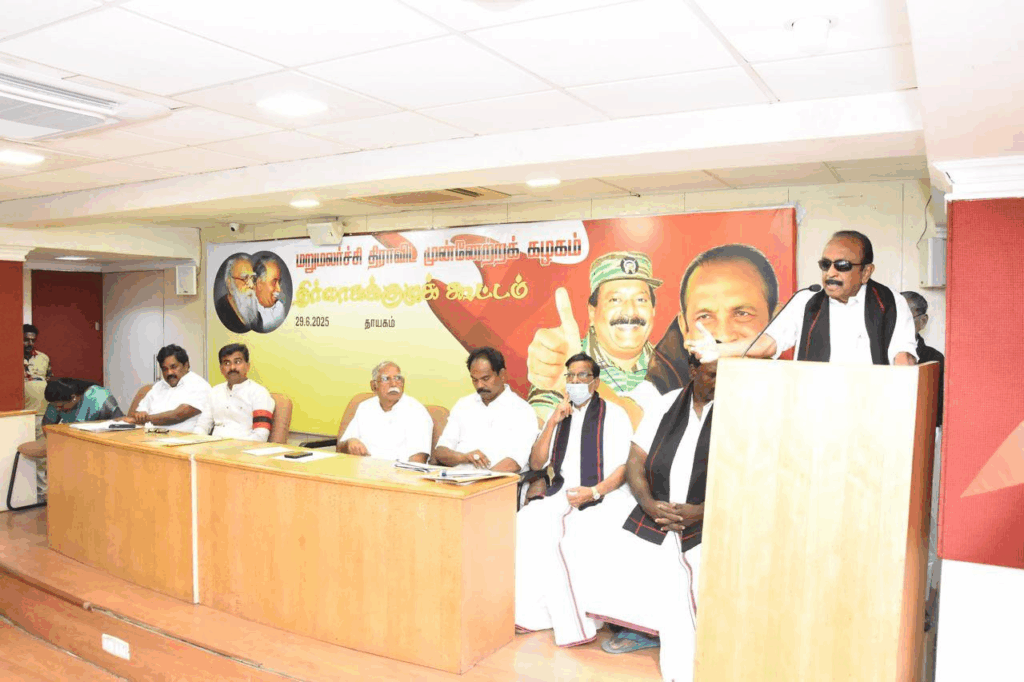 Link with DMK Vaiko warns Mallai Sathya