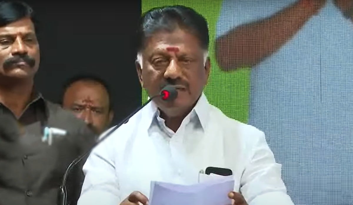 ops announce state meeting at madurai