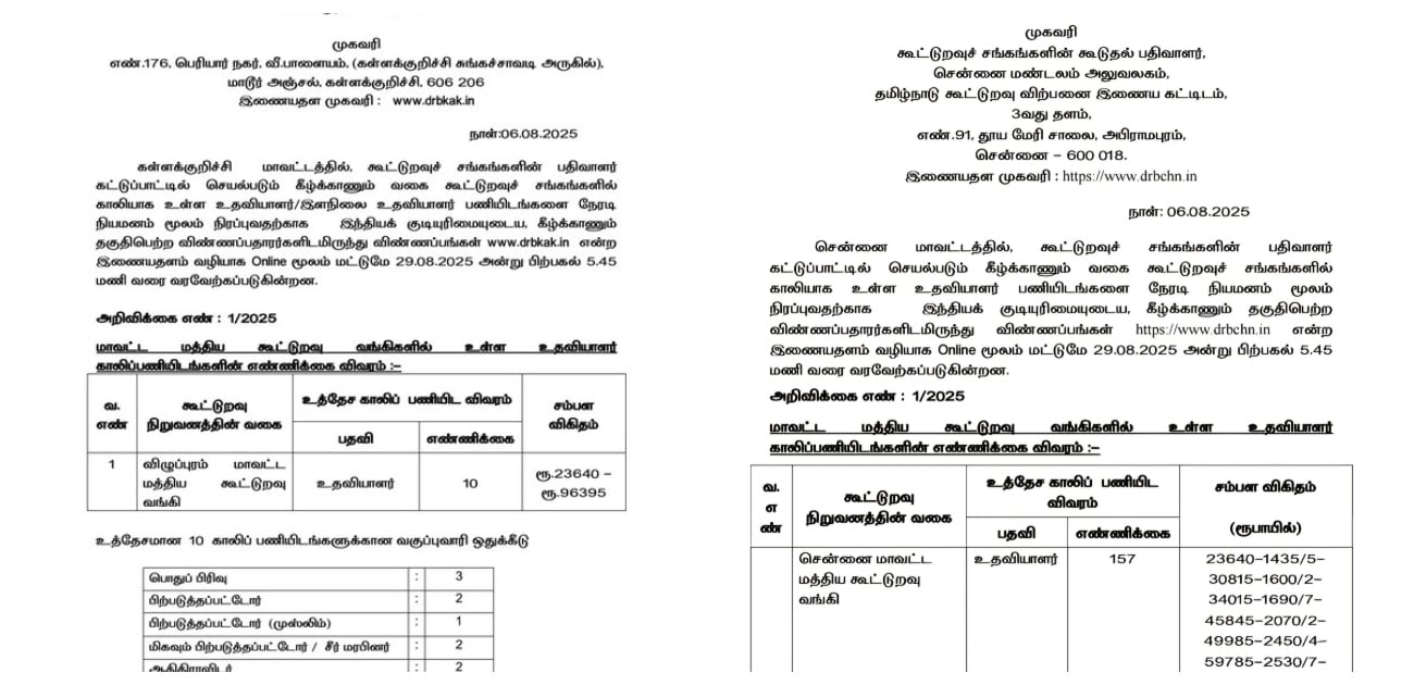 Jobs Tamil Nadu