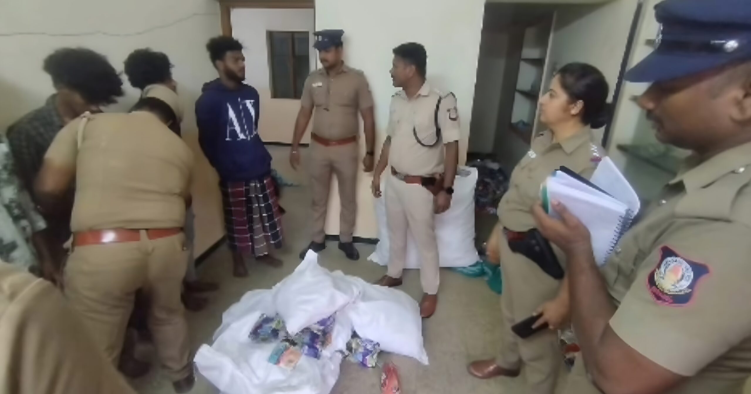 Police raid college students' dormitories