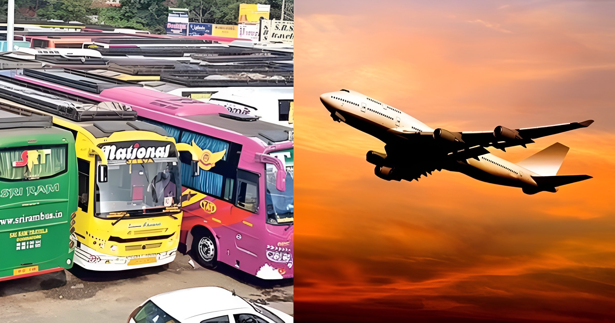 Omni bus and flight fares increase manifold