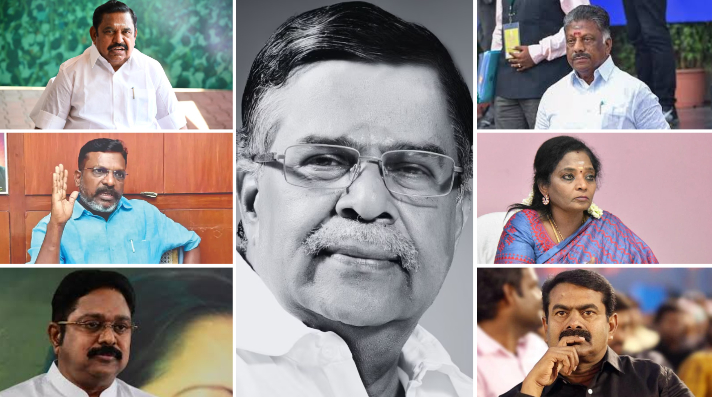 Leaders pay tribute to the passing of La Ganesan!