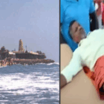 Devotees legs broked when they dip in Tiruchendur sea