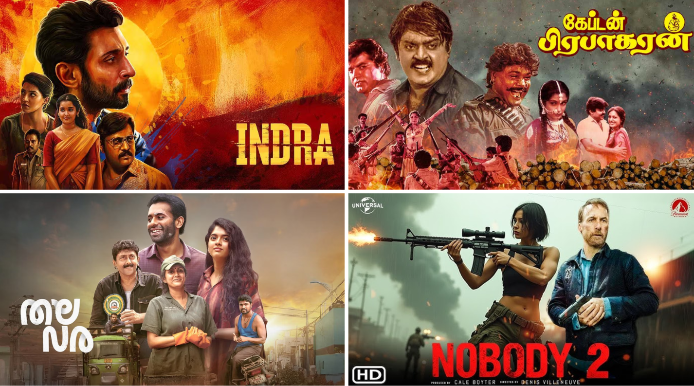 indra to captain prabhakaran this week theater release list