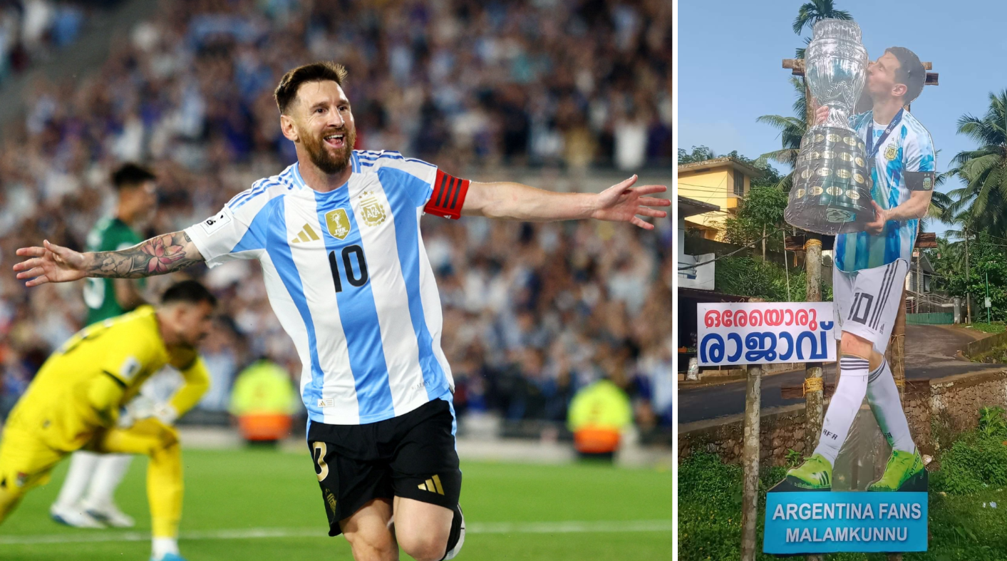 messi led argentina team come kerala at november