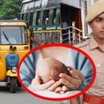 a tirupur woman Police help to preganancy in auto