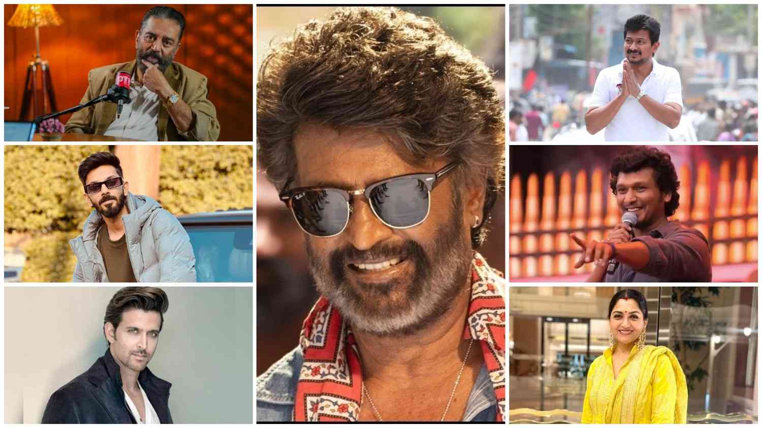 celeberities pouring wishesh for rajini 50 years