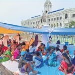 sanitation workers protest against privatization