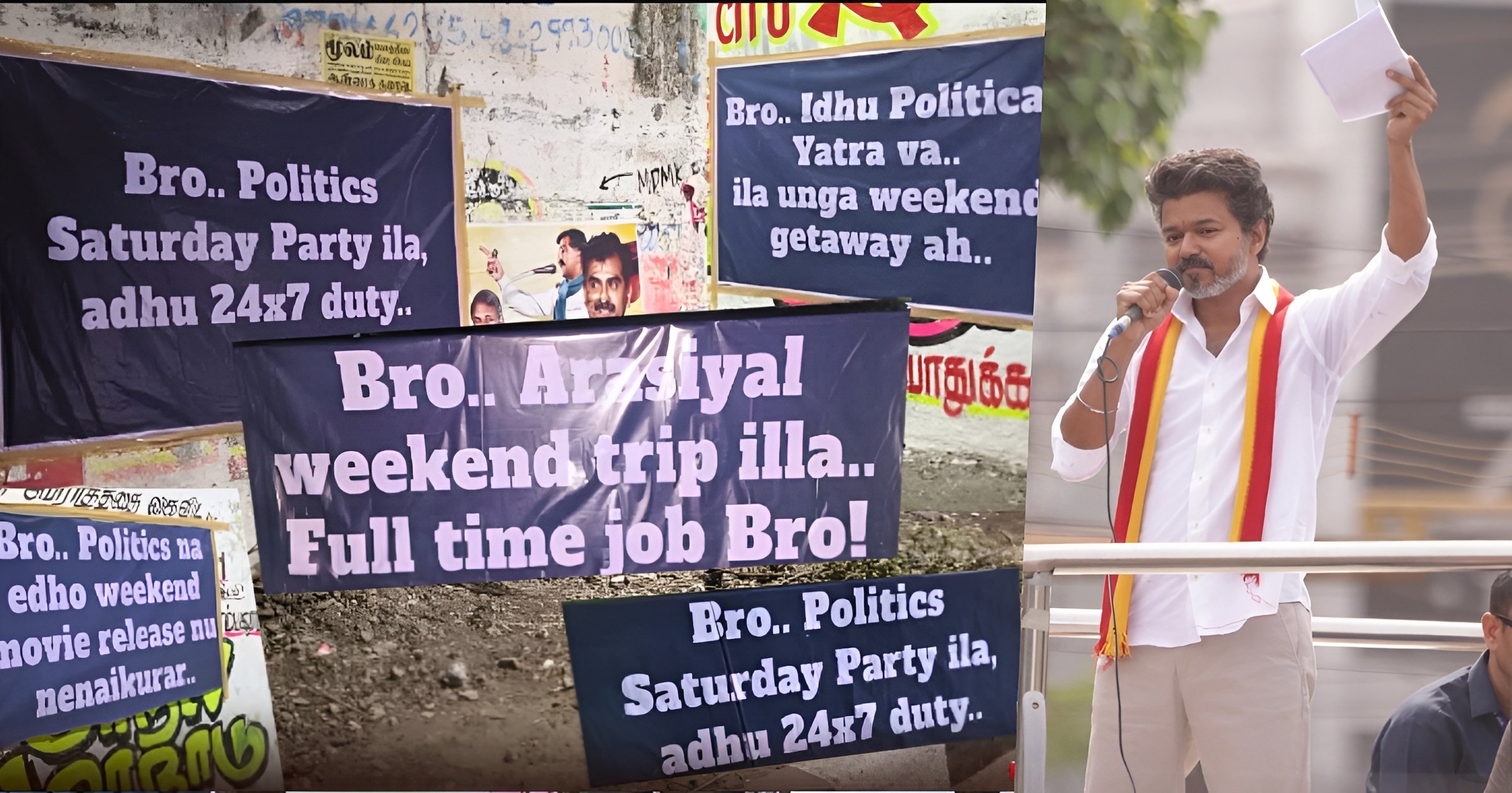 Bro Arasiyal weekend trip illai Full time job
