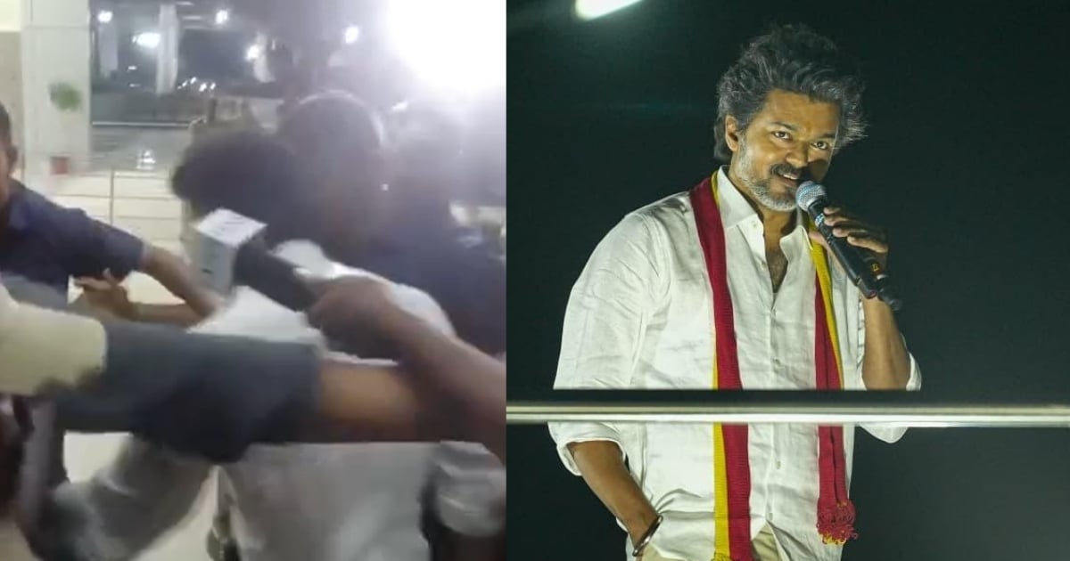 TVK leader Vijay returns to Chennai from Karur