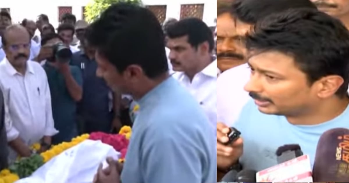 Karur tragedy Udhayanidhi Stalin press meet