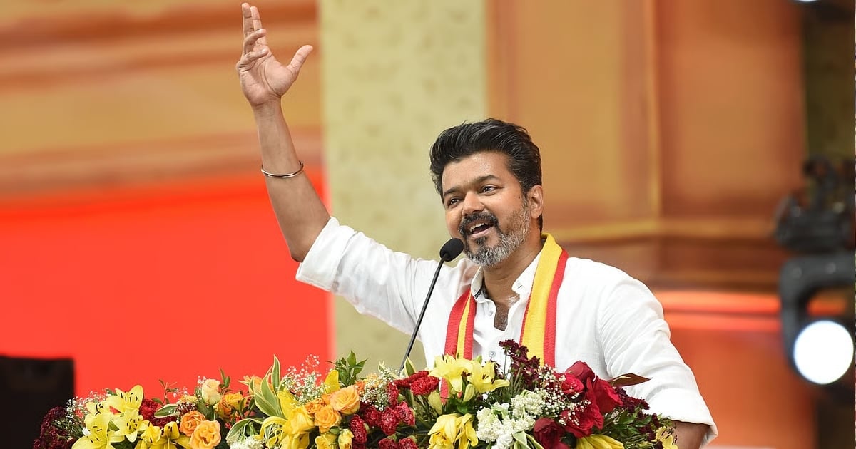 Vijay criticizes DMK for being afraid of TVK