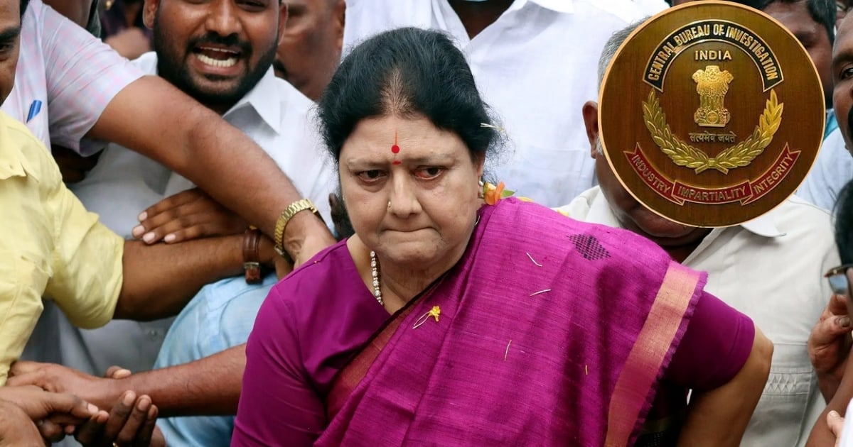 Case registered against Sasikala under Benami Act
