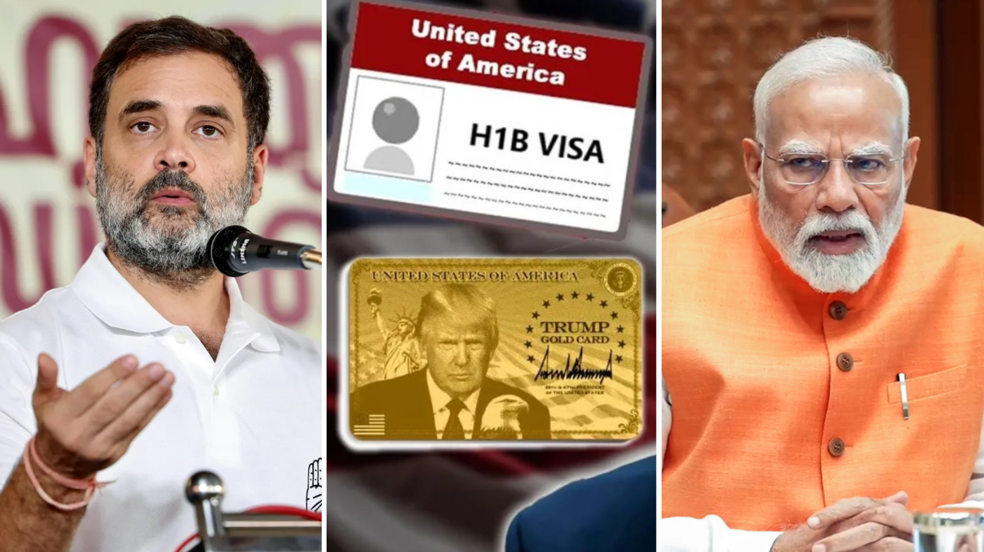 Rahul Gandhi again criticizes Modi in the same words for h1b visa