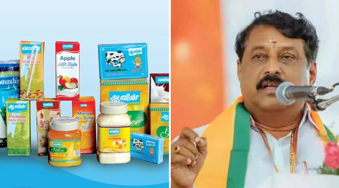 Tn BJP condemns for Discounting Aavin milk products without reducing their prices