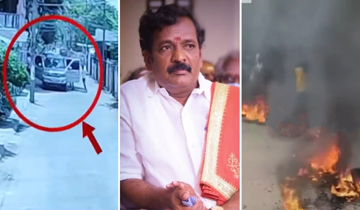 aaduthurai burning after murder attempt to pmk stalin