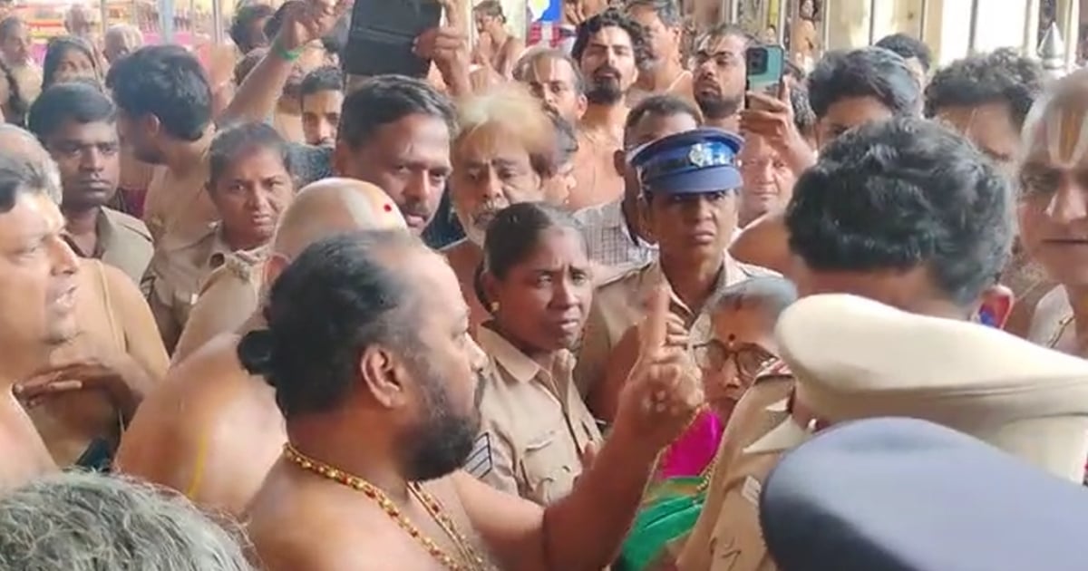 Dispute at Kanchipuram Varadaraja Perumal Temple