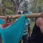 Treatment for a woman who was carried in a cradle