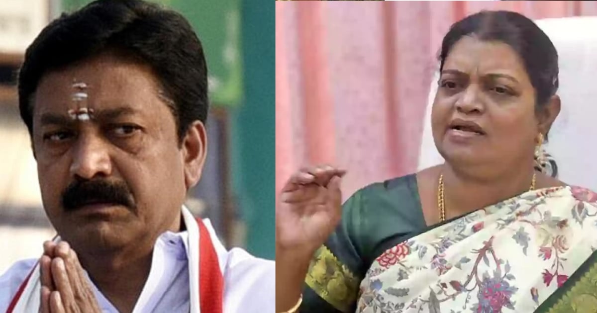 Geetha Jeevan condemns CV Shanmugam's speech