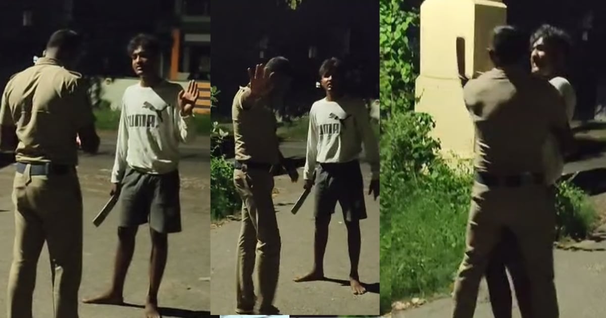 A boy threatened with a knife near Mettupalayam
