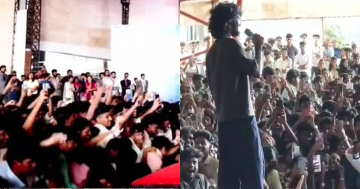 Tension at Dude actor Pradeep Ranganathan's show