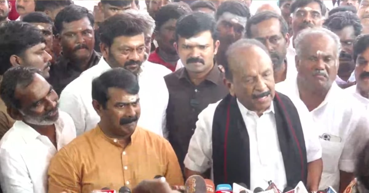 Vaiko praised Seeman in Pasumpon