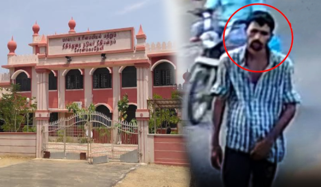 cheppal thrown towards cheranmahadevi judge