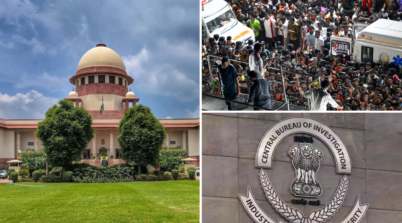 no need of cbi in karur stampede : tn govt in sc