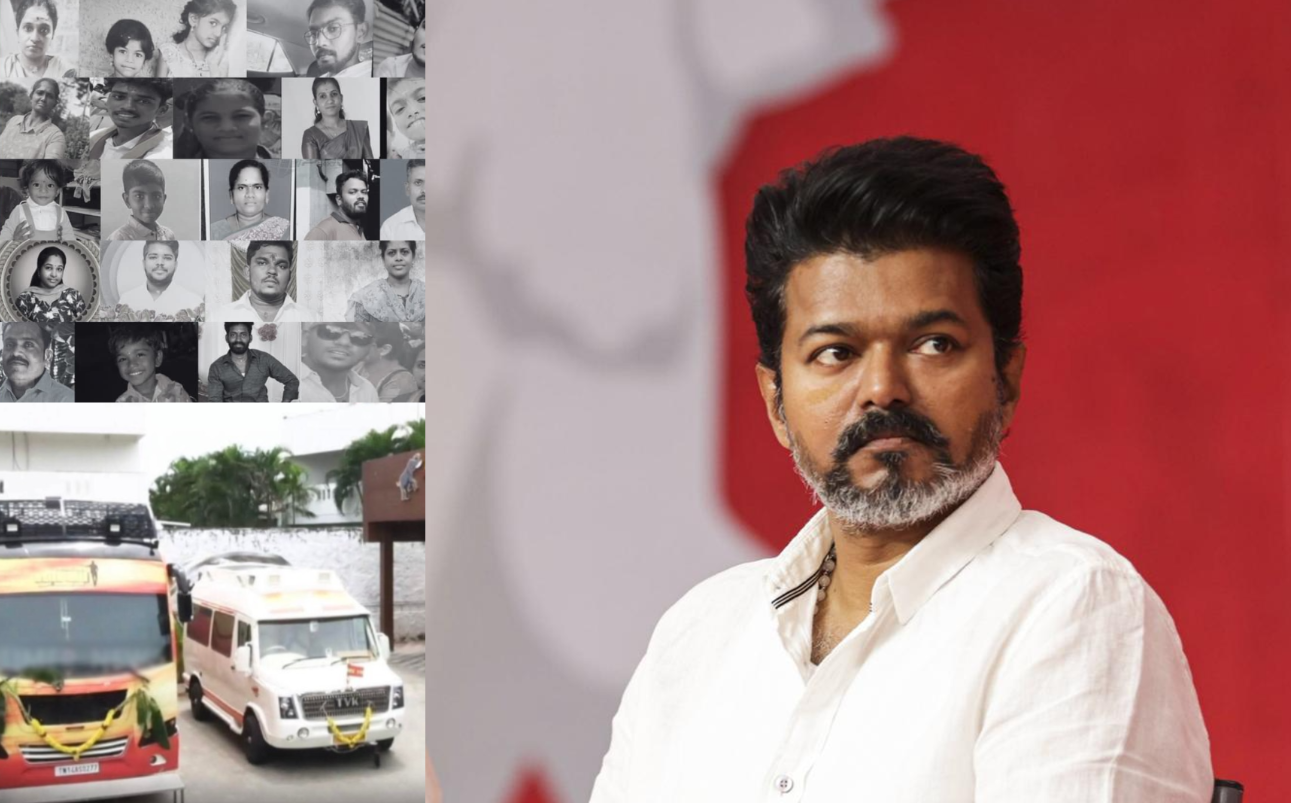 Why doesnt pay tribute to those who died in Karur?