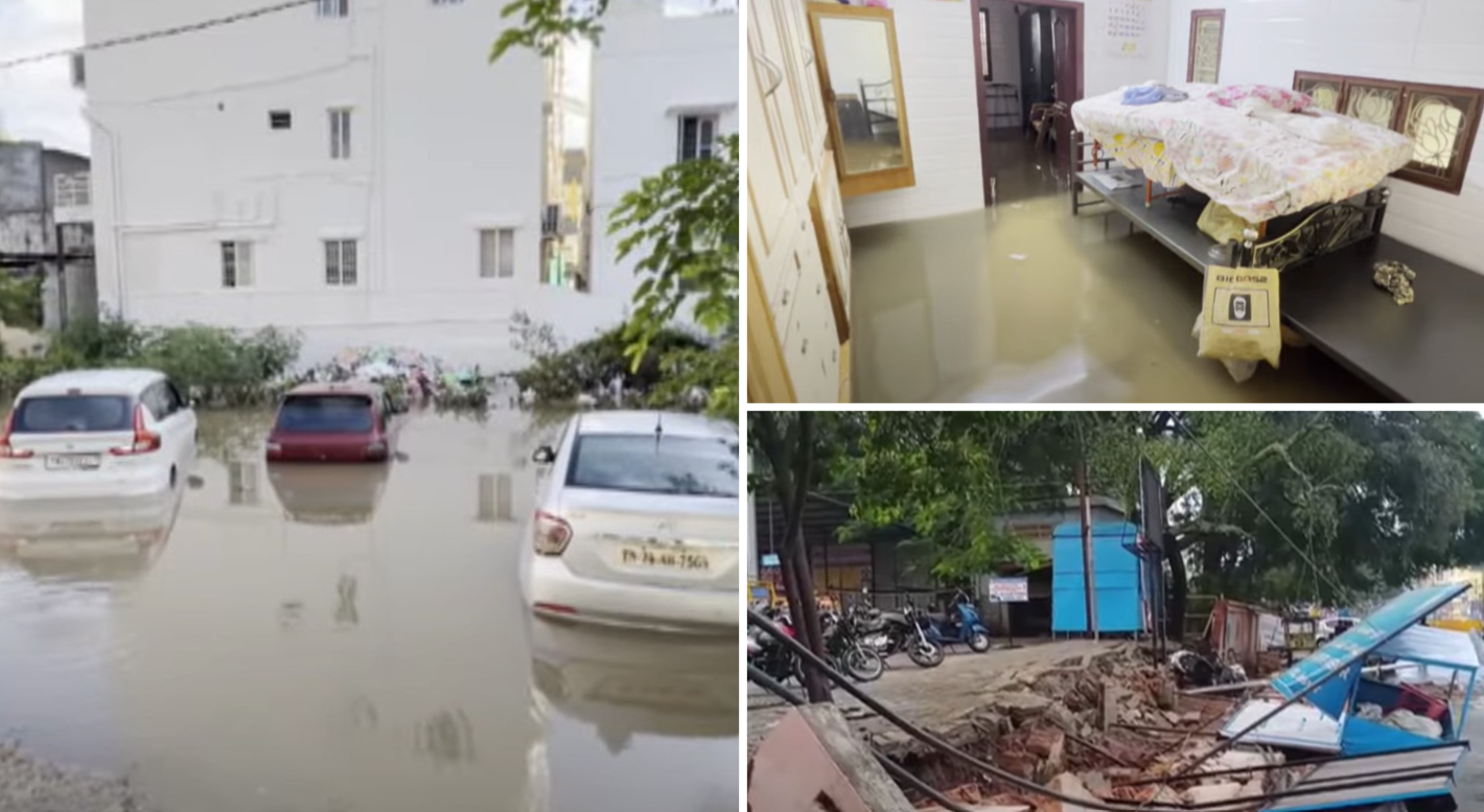 Heavy rains for the 2nd day in Krishnagiri