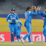 india w beats pakistan w by 88 runs and move top