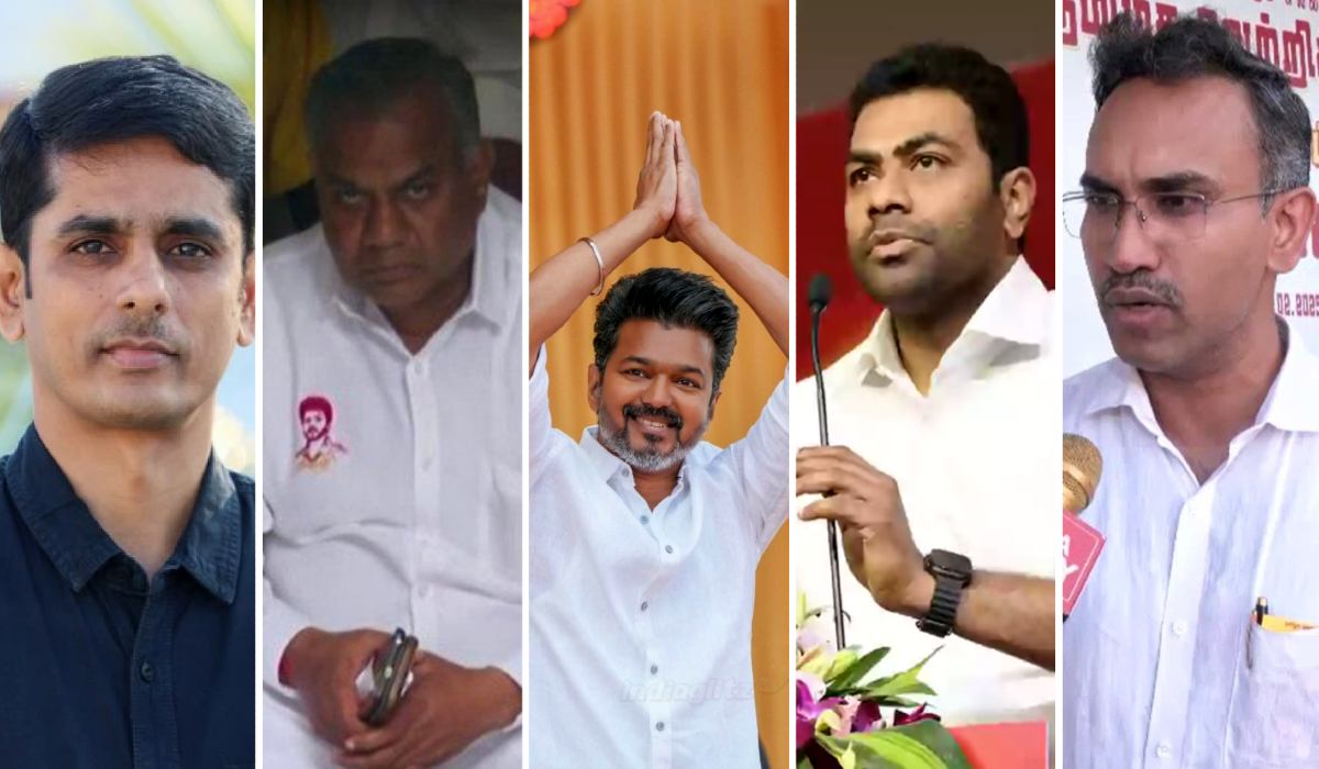 TVK Party Cadres Internal Conflict