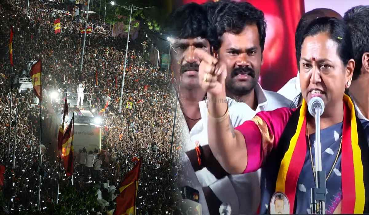 premalatha pointout ex minister for karur stampede