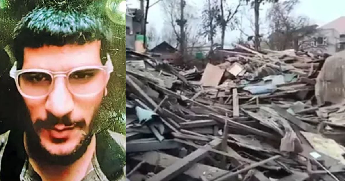 Umar house demolished in Delhi car blast incident