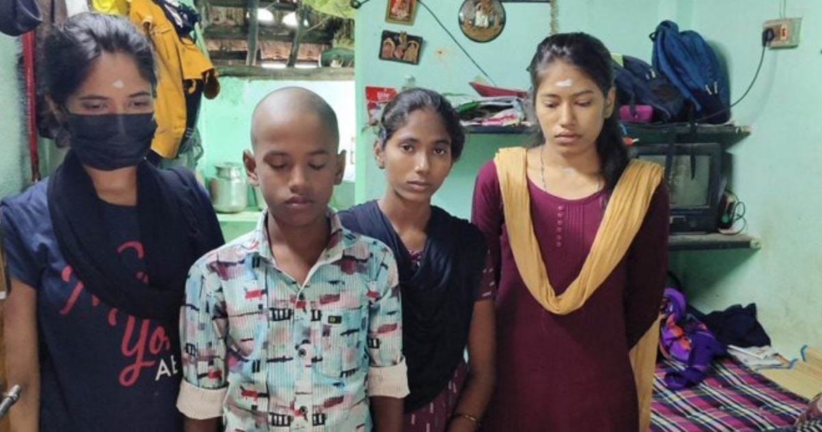 Children who don't have money for father's funeral