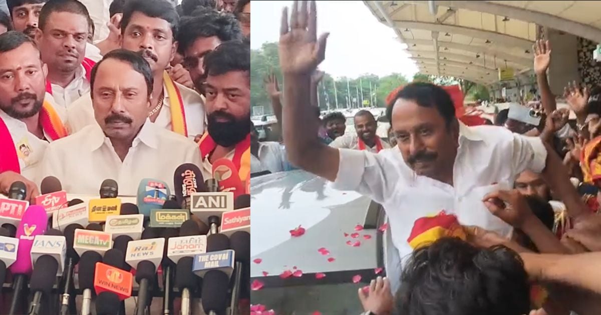 Sengottaiyan gets a rousing welcome today
