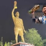 messi kolkata statue backlash viral memes 70 foot statue controversy