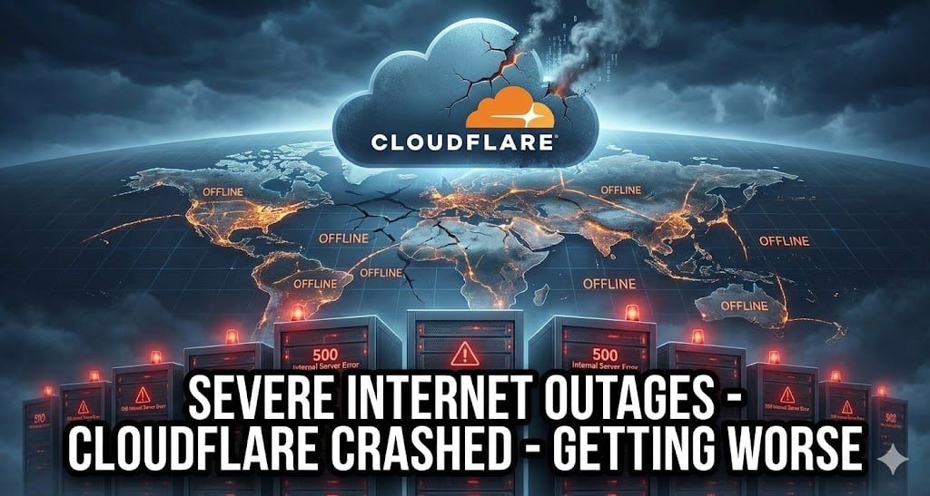 severe internet outages amazon microsoft cloudflare reliance risks explained